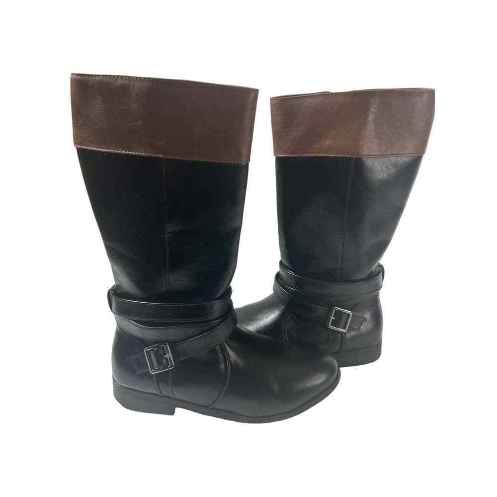 Arizona Black knee High Boots Low Heel Women Size 4M - Picture 1 of 13